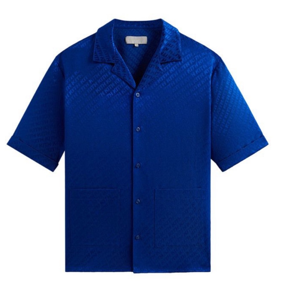 Kith Jacquard Faille Reade Shirt - Cyclone size M sold out. New w tags nvr worn